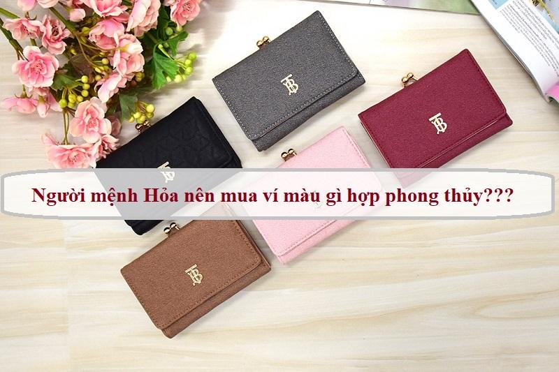 Bí quyết chọn ví màu hợp phong thủy cho người mệnh hỏa